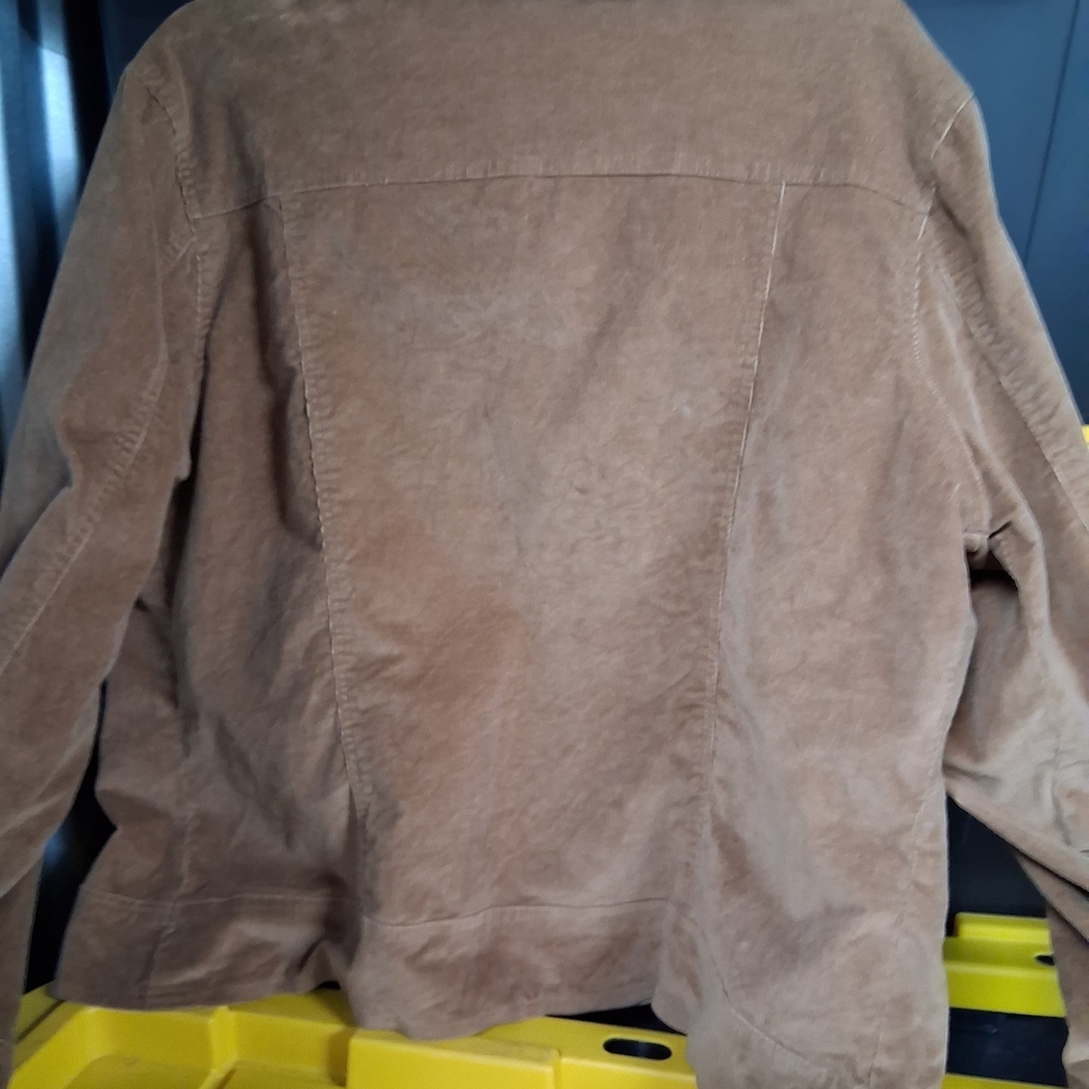 Brown Rabbit Fur Utility Jacket Xl - Picture 7 of 8